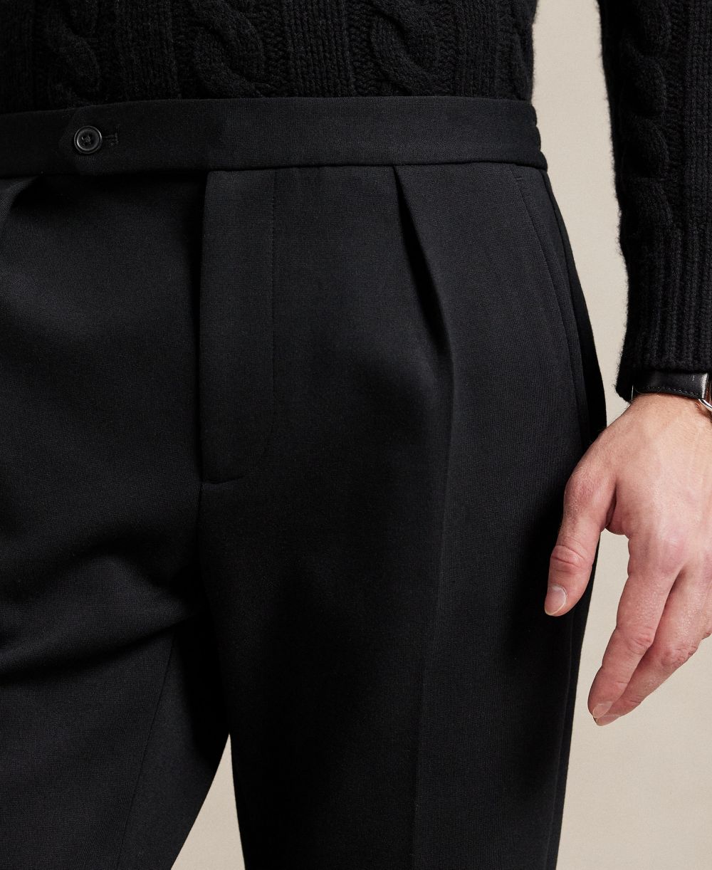 Men's Double-Knit Suit Trouser Pants