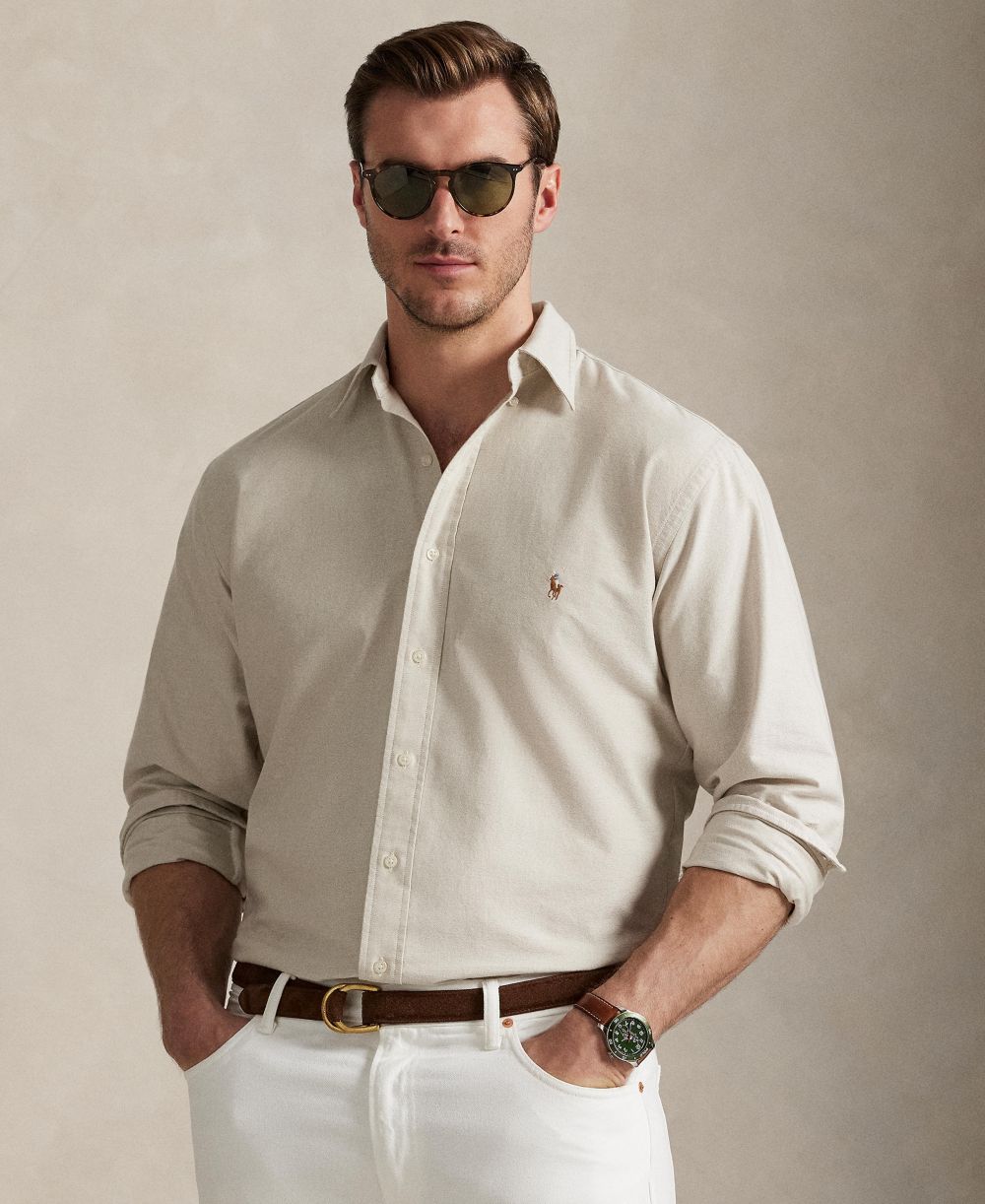 Men's Big & Tall Long-Sleeve Oxford Shirt