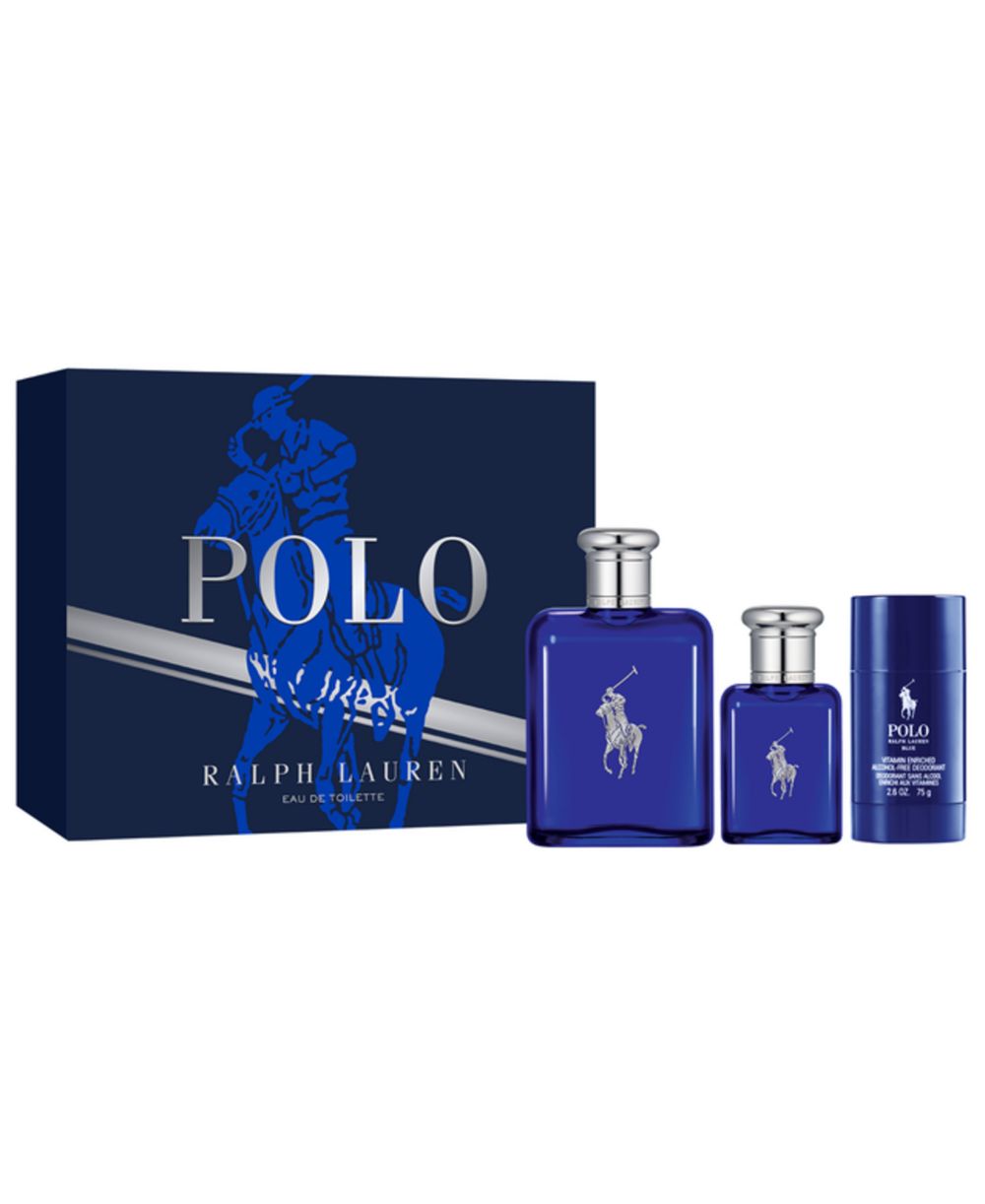 3-Piece Polo Blue Eau De Toilette Gift Set with Deodorant