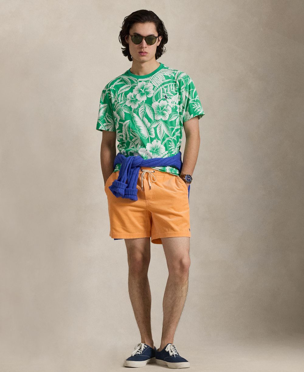 Men's Classic-Fit Tropical Jersey T-Shirt