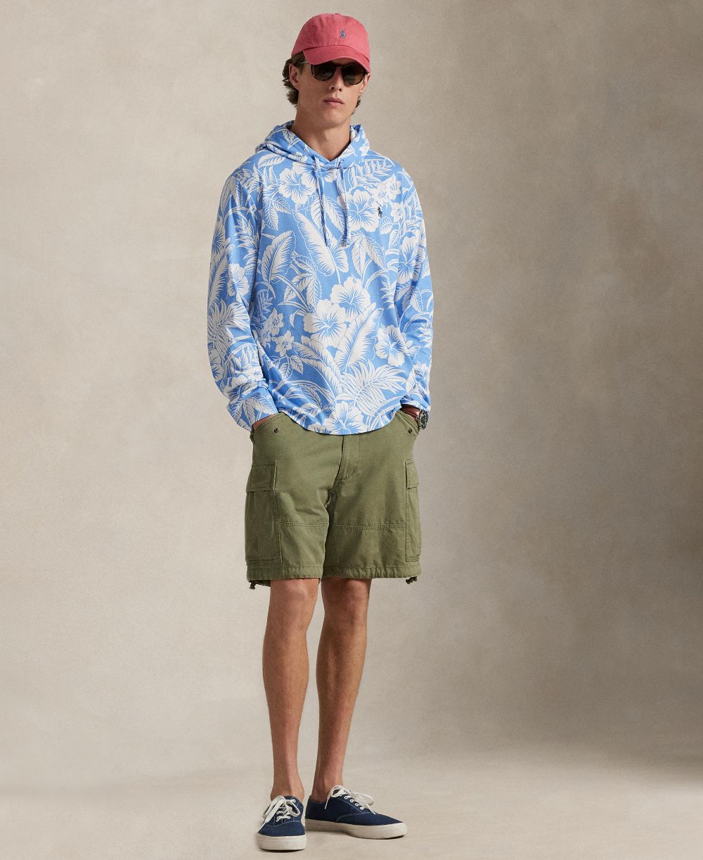 Men's Tropical Jersey Hooded T-Shirt