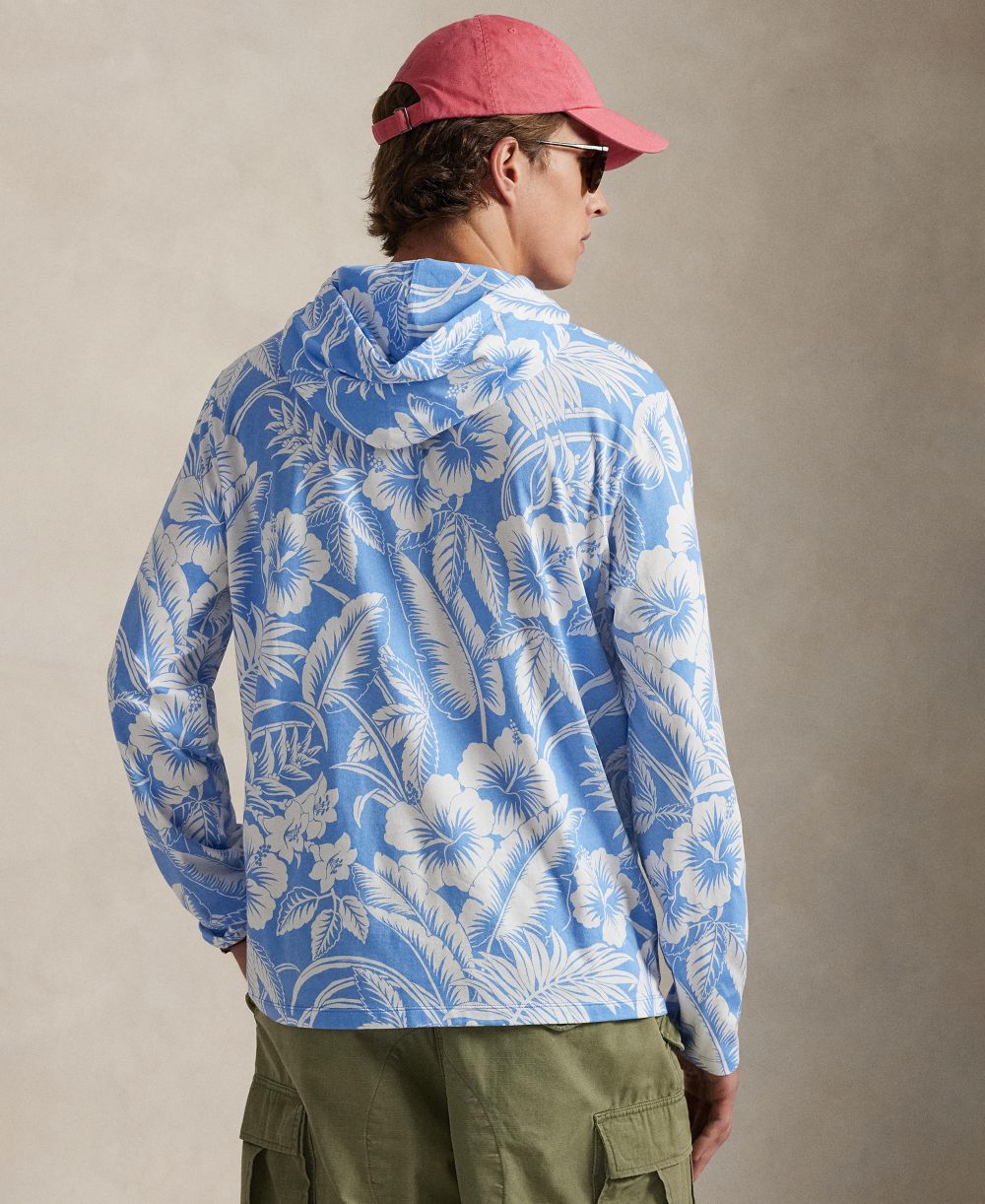 Men's Tropical Jersey Hooded T-Shirt
