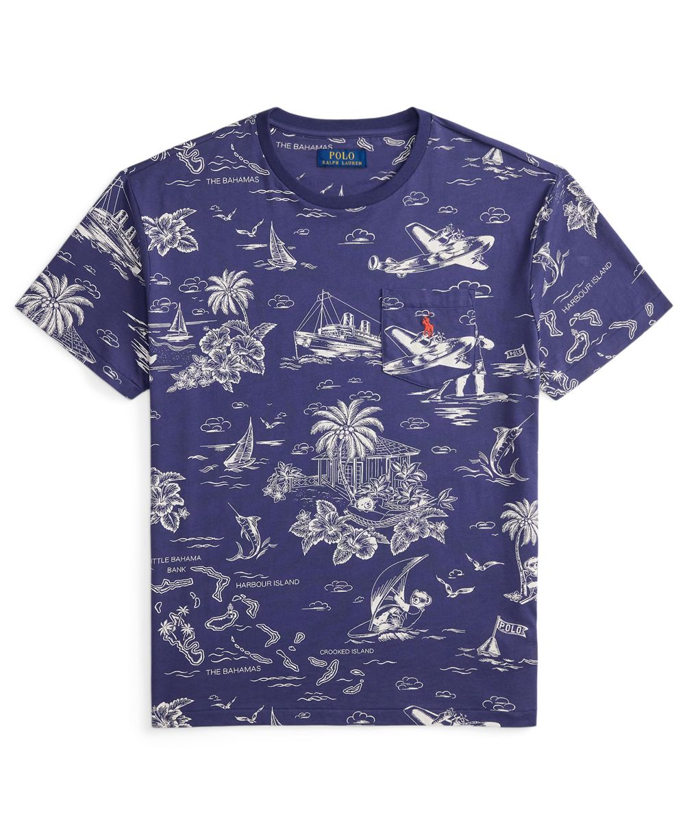 Men's Classic-Fit Tropical Jersey T-Shirt