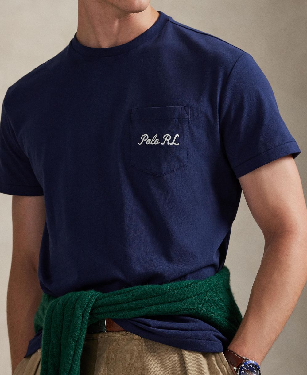 Men's Classic-Fit Bear Print Jersey T-Shirt