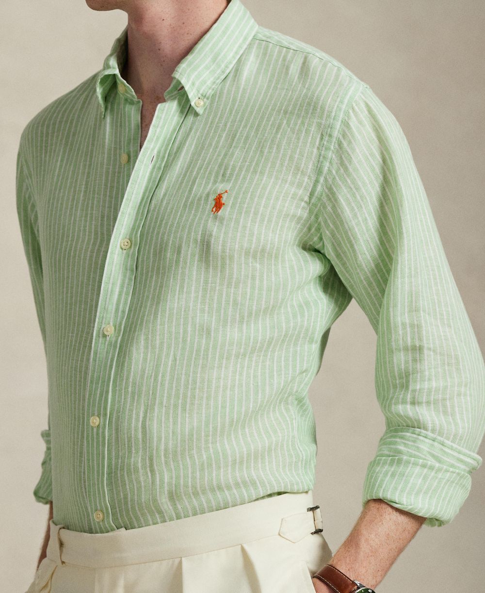 Men's Classic-Fit Linen Shirt