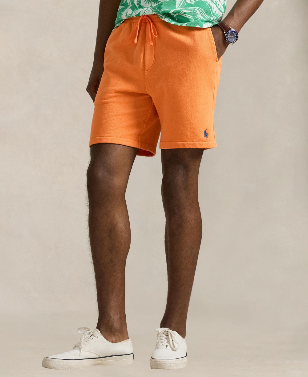 Men's Embroidered Pony Drawstring Shorts