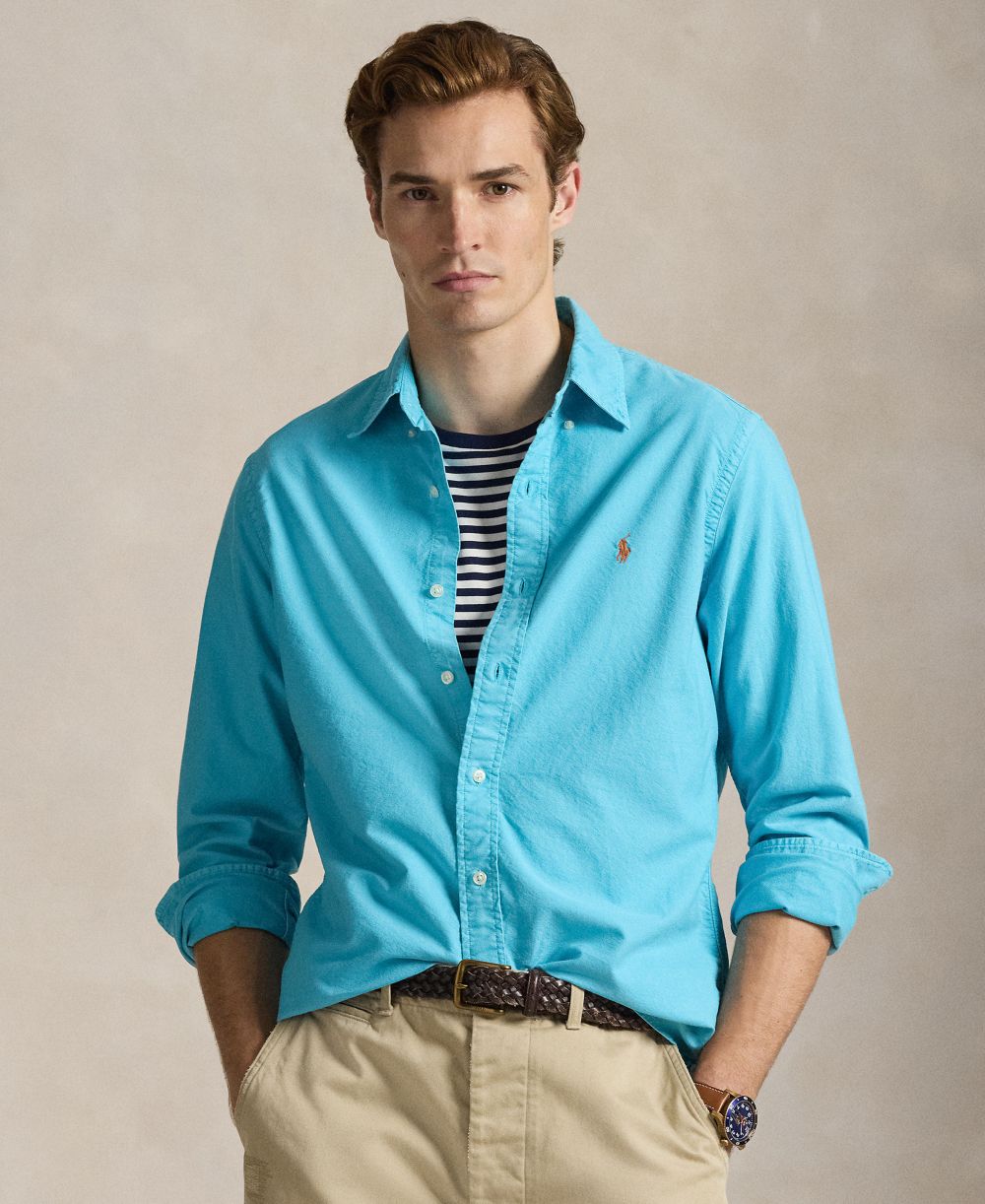 Men's Garment-Dyed Oxford Shirt