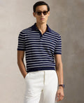 Men's Short-Sleeve Polo Collar Sweater