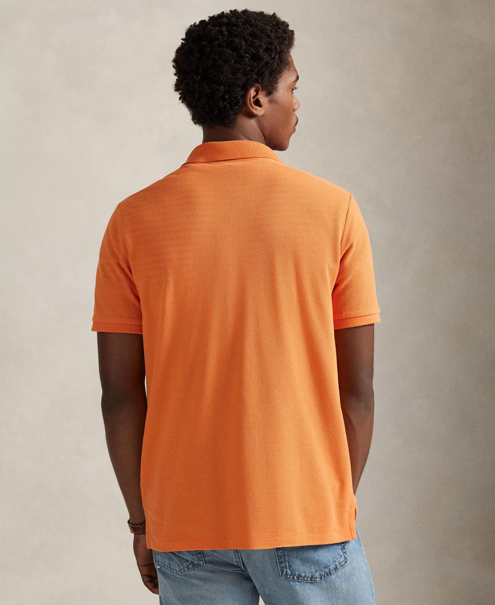 Men's Cotton Custom Slim Fit Mesh Polo Shirt