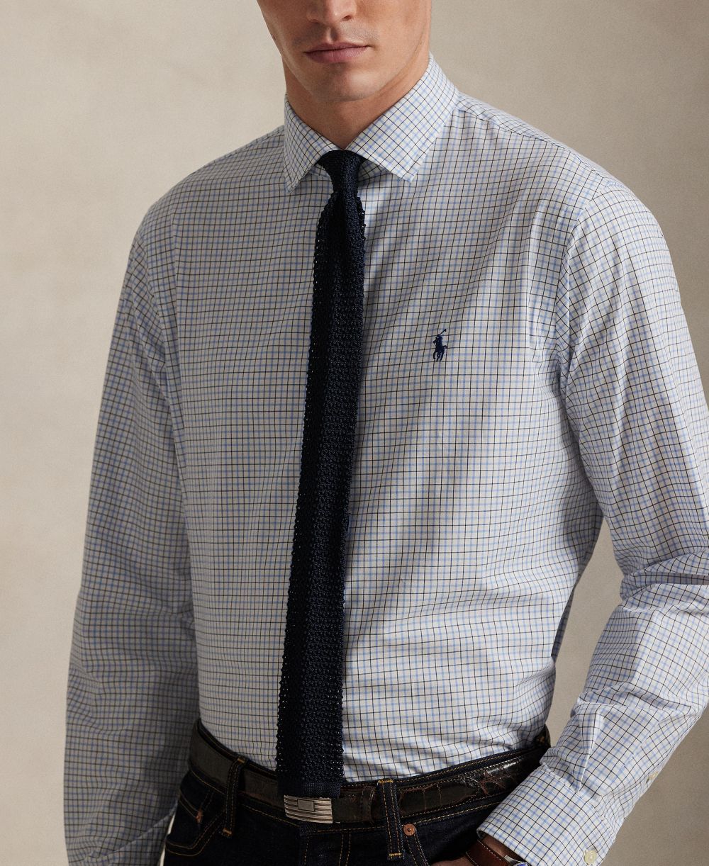 Men's Slim-Fit Stretch Shirt