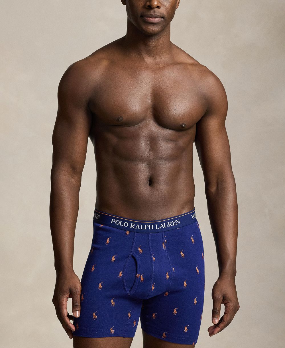 Men's Classic Cotton Knit Boxer Briefs , 3-Pack Set