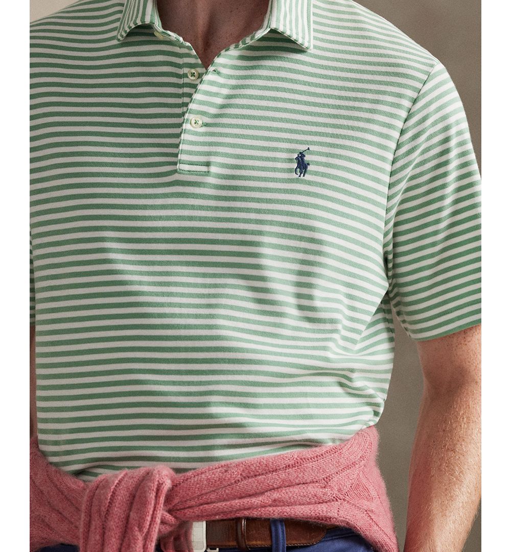 Men's Classic Stripe Polo Shirt