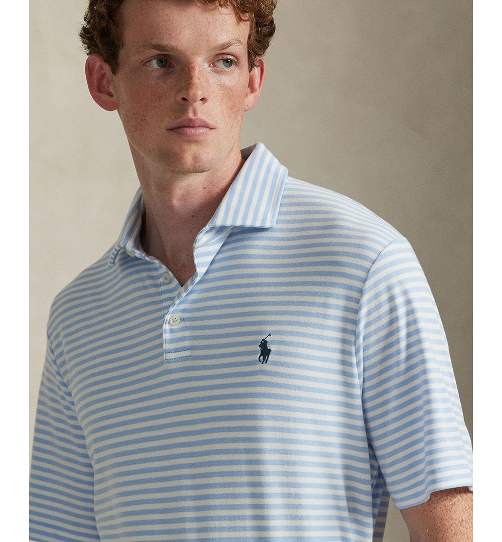 Men's Classic Stripe Polo Shirt