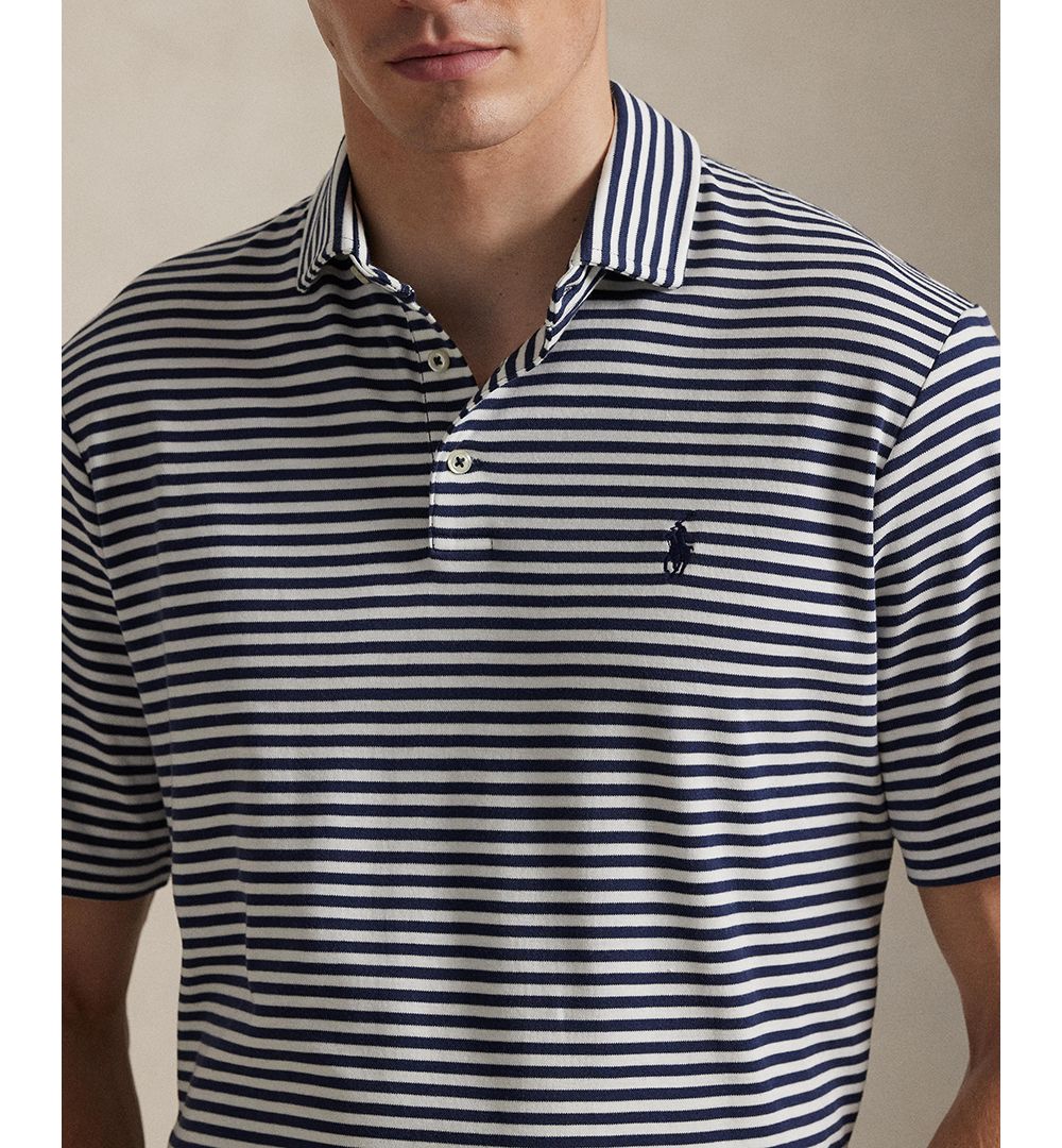 Men's Classic Stripe Polo Shirt