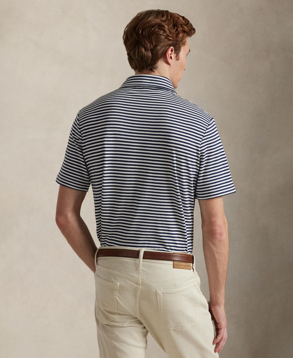 Men's Classic Stripe Polo Shirt