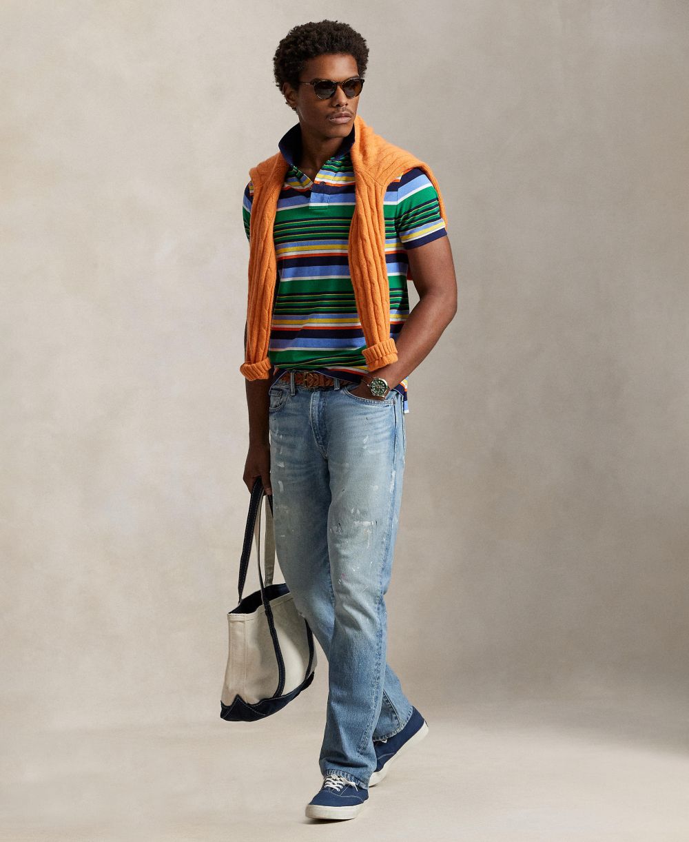 Men's Classic-Fit Performance Twill Polo Shirt