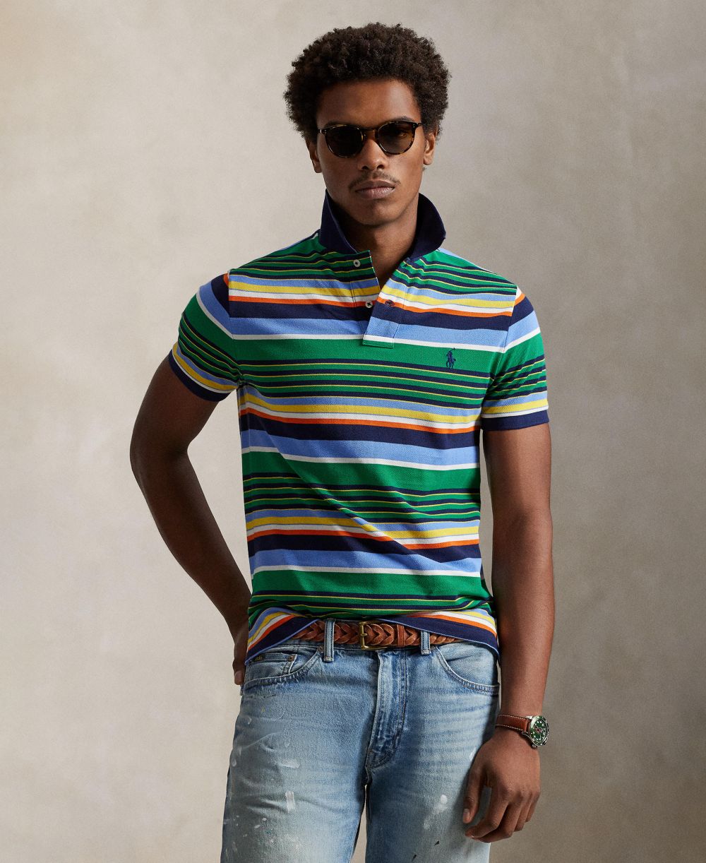 Men's Classic-Fit Performance Twill Polo Shirt
