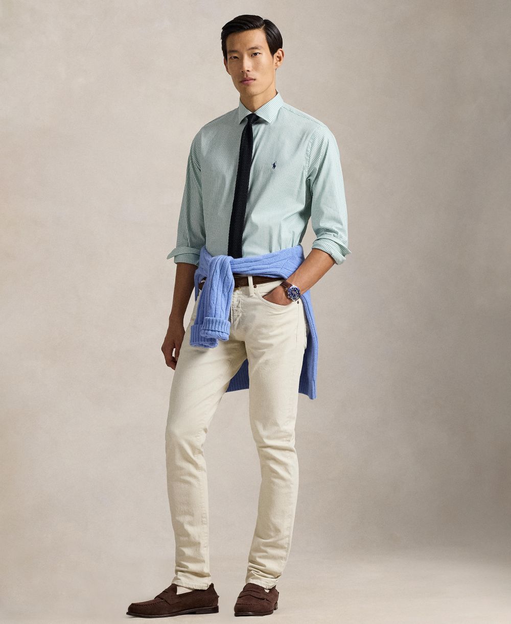 Men's Spread Collar Shirt
