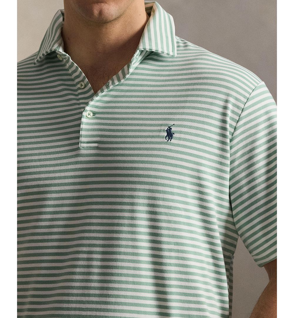 Men's Big & Tall Striped Polo Shirt