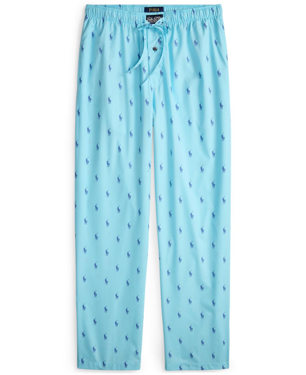 Men's All-Over Pony Print Pajama Pants