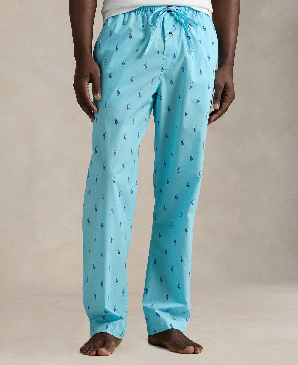 Men's All-Over Pony Print Pajama Pants