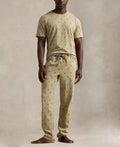 Men's Crewneck T-Shirt and Pajama Pants, 2-Piece Set