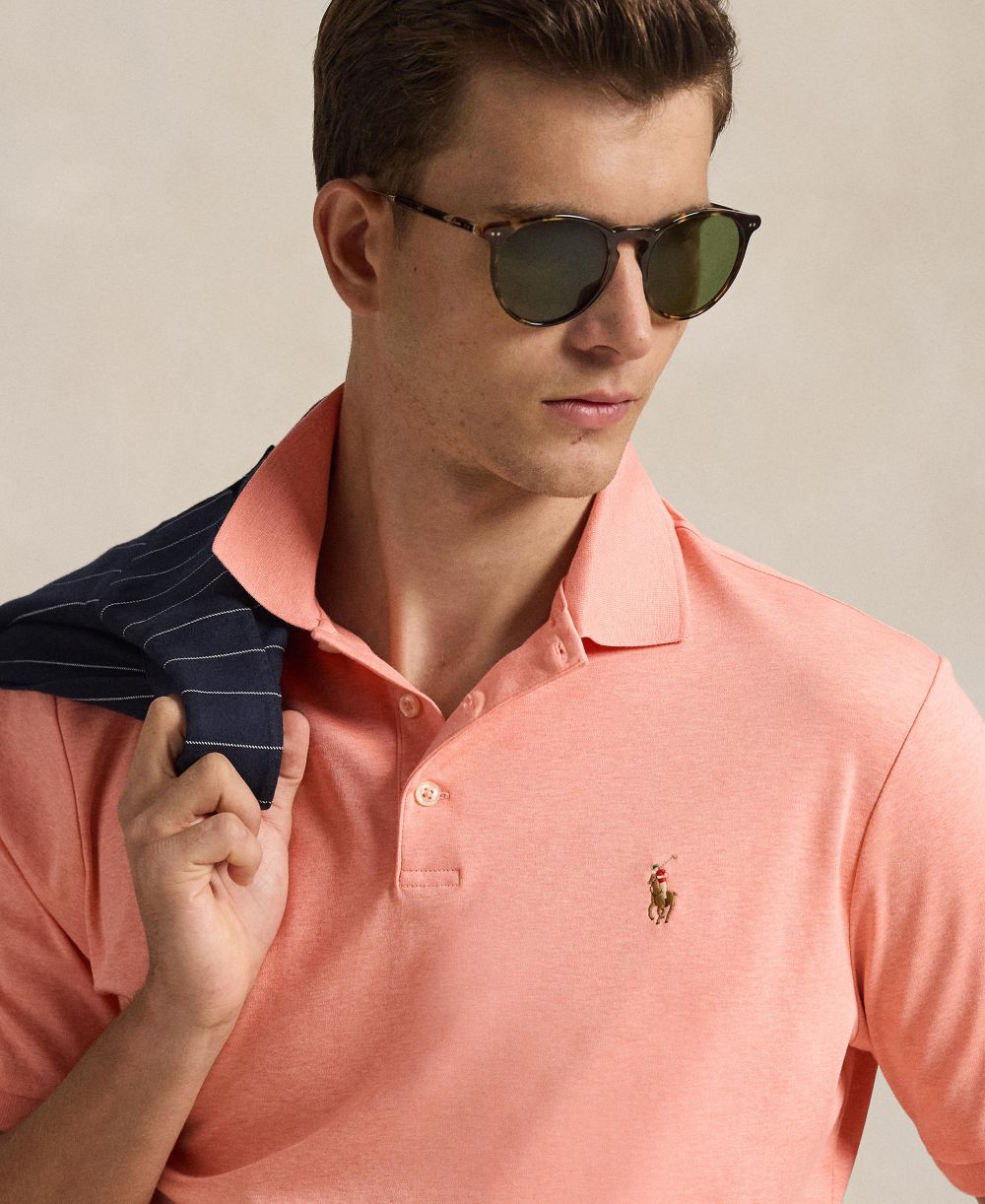 Men's Classic Fit Soft Cotton Polo Shirt