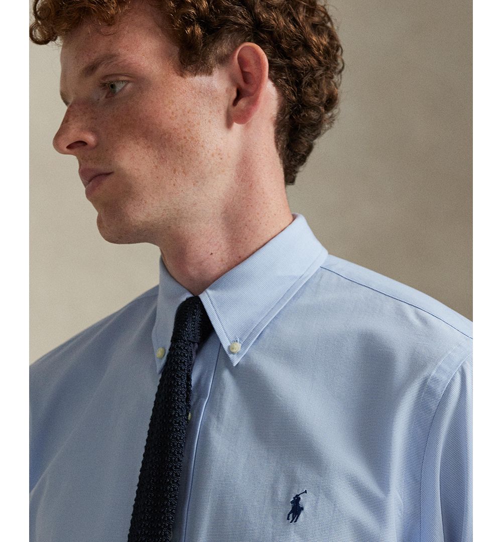 Men's Classic-Fit Plaid Stretch Poplin Shirt