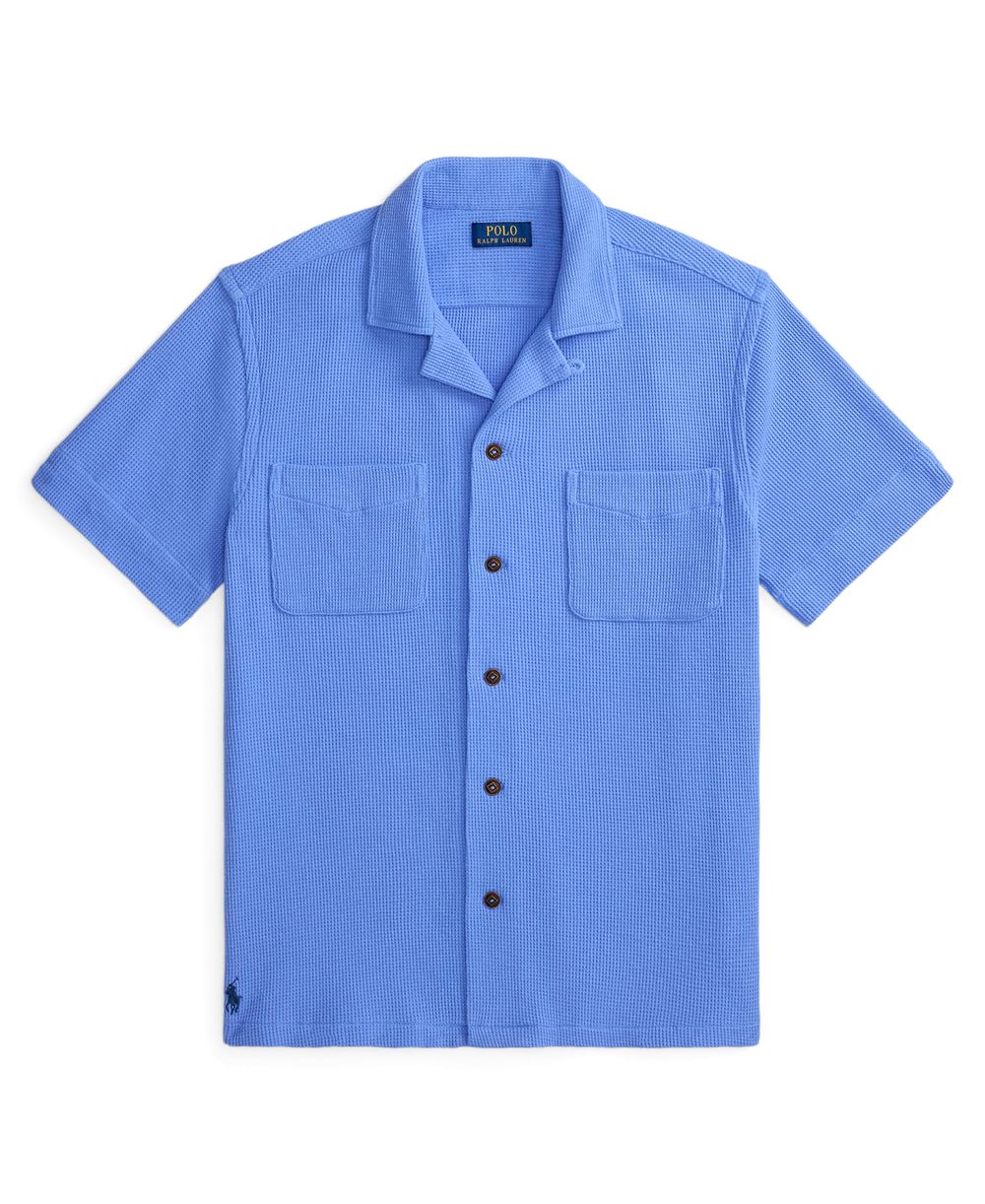 Men's Waffle-Knit Short-Sleeve Shirt