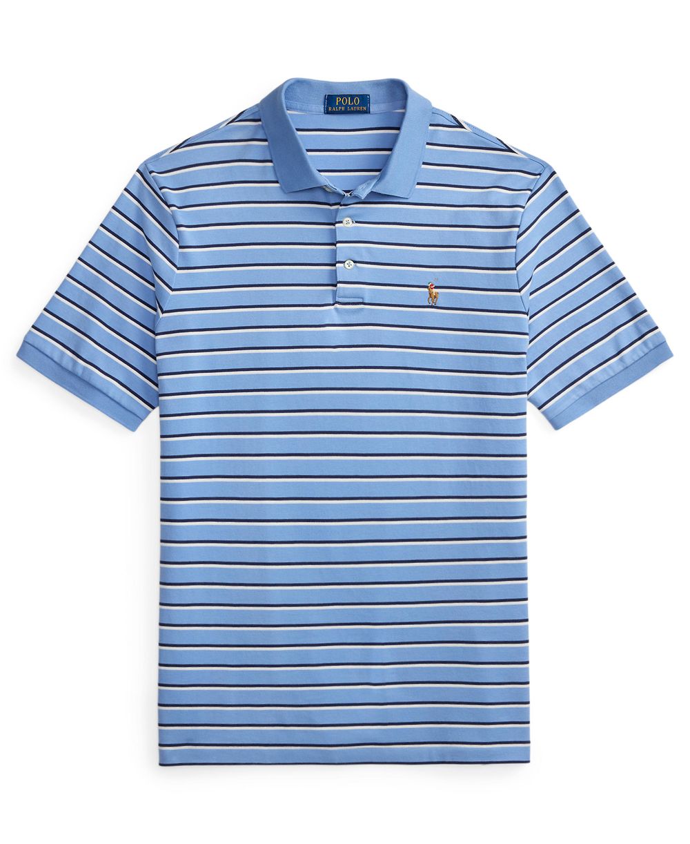 Men's Short-Sleeve Classic-Fit Stripe Polo Shirt