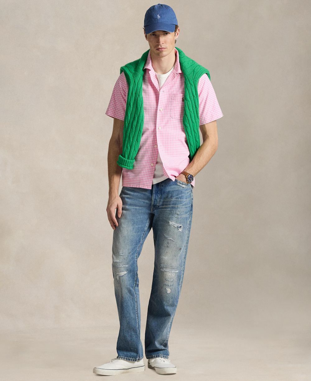 Men's Classic-Fit Short-Sleeve Oxford Shirt