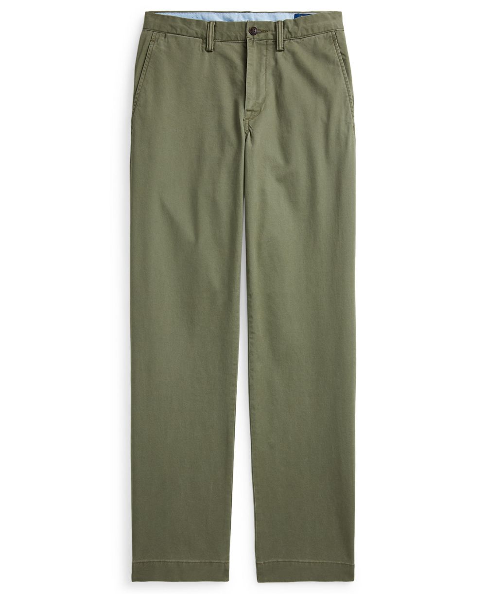 Men's Straight-Fit Washed Stretch Chino Pants