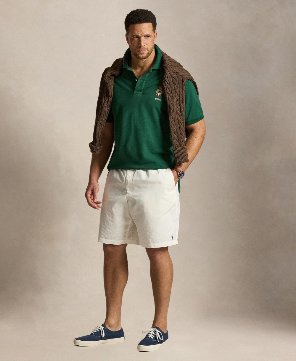 Men's Big & Tall Polo Bear Mesh Polo Shirt