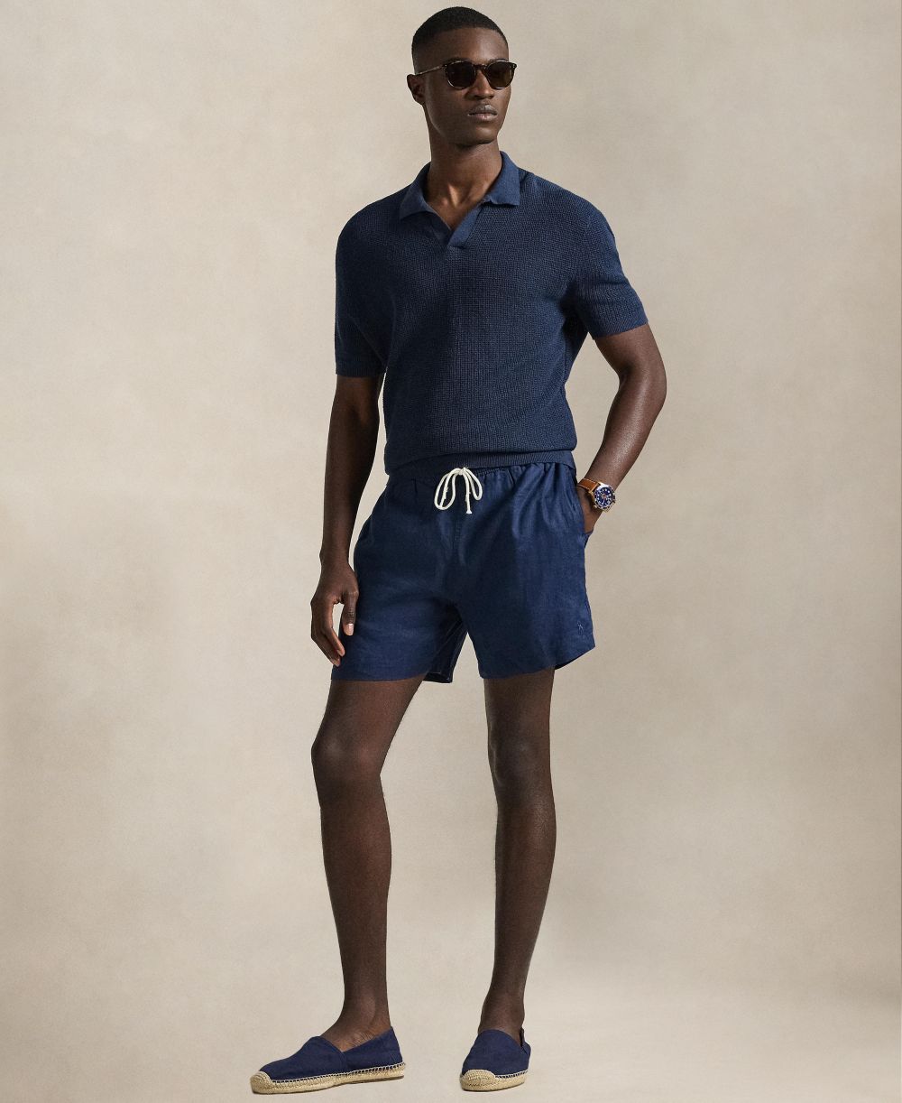 Men's Embroidered Swim Trunks