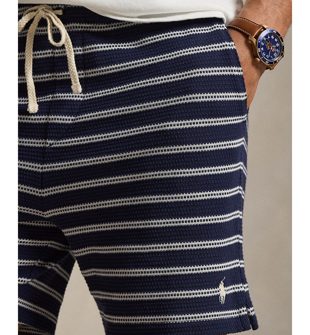 Men's Striped Slim-Fit Shorts