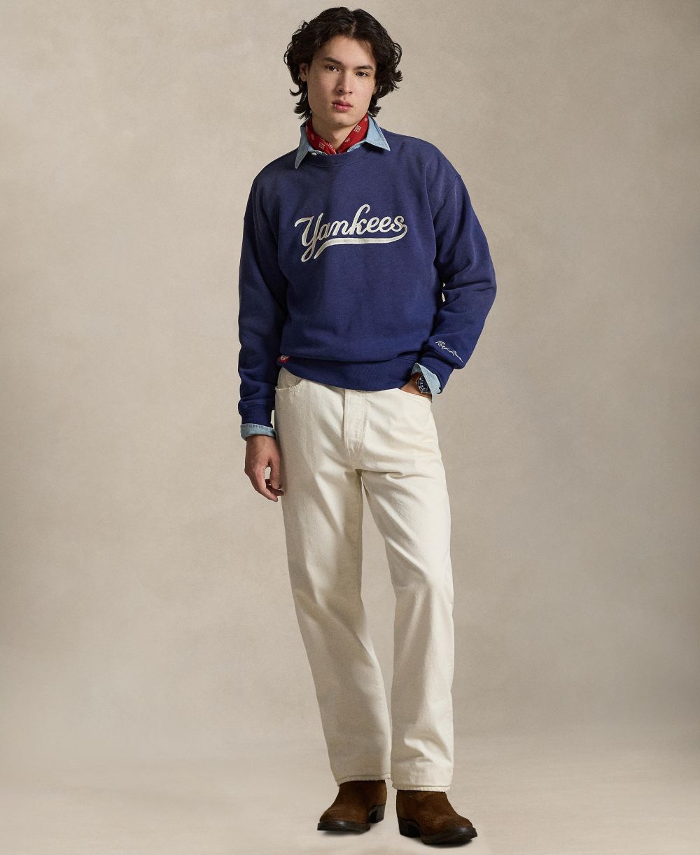 Men's Yankees Embroidered Fleece Sweatshirt