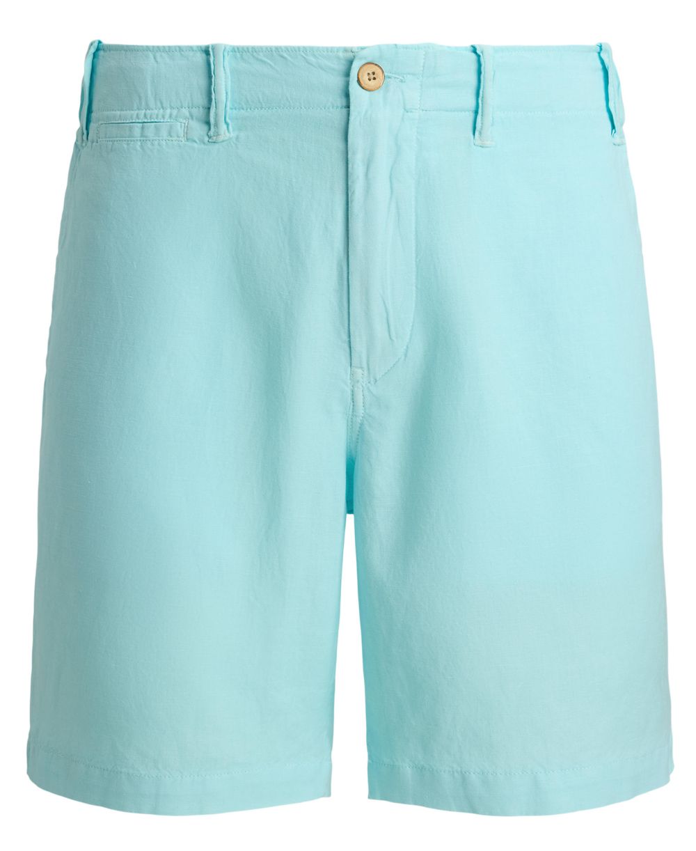 Men's 8.5" Straight-Fit Linen Cotton Chino Shorts