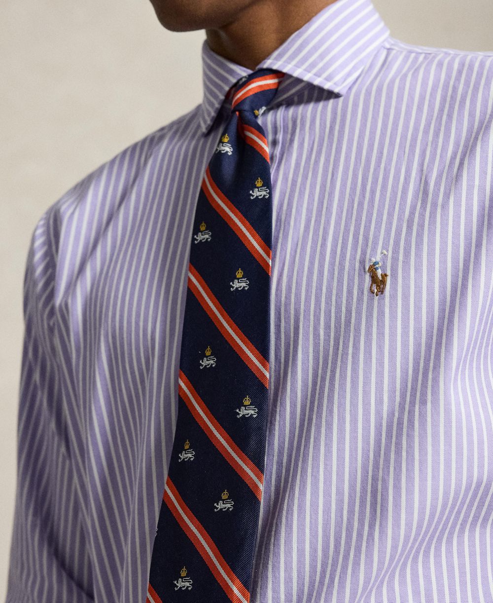 Men's Long-Sleeve Pinpoint Oxford Shirt