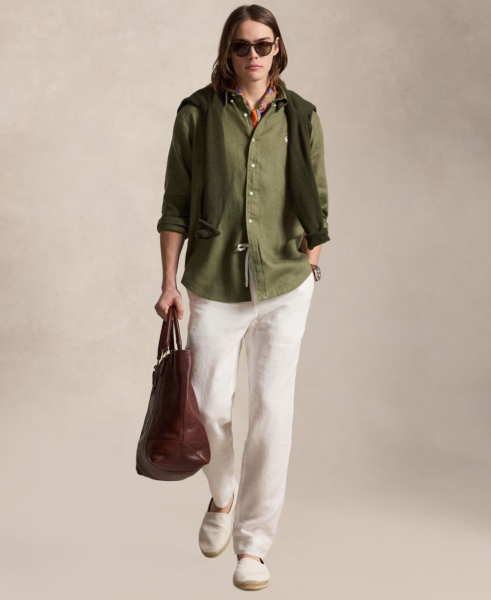 Men's Classic-Fit Linen Shirt