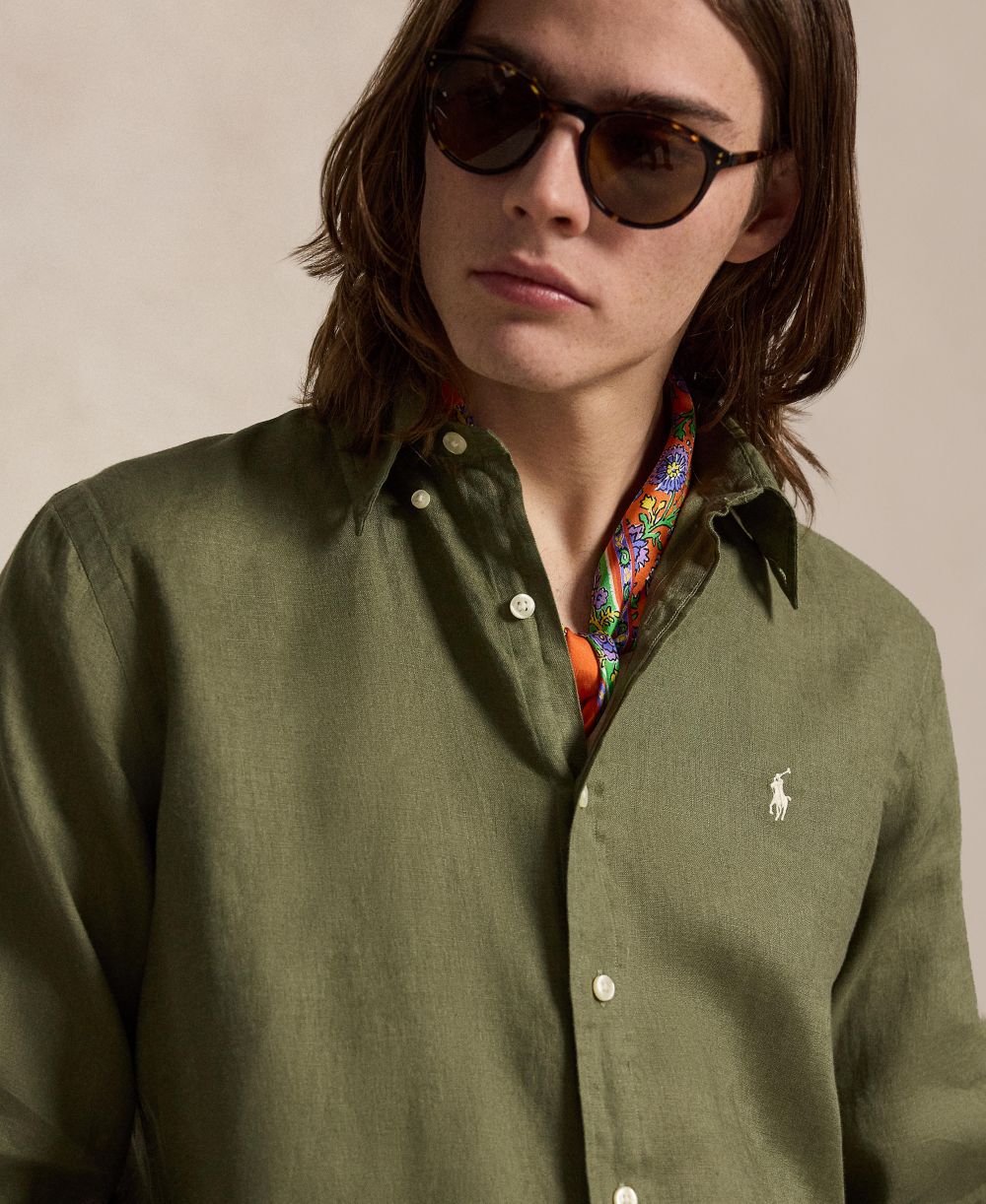 Men's Classic-Fit Linen Shirt