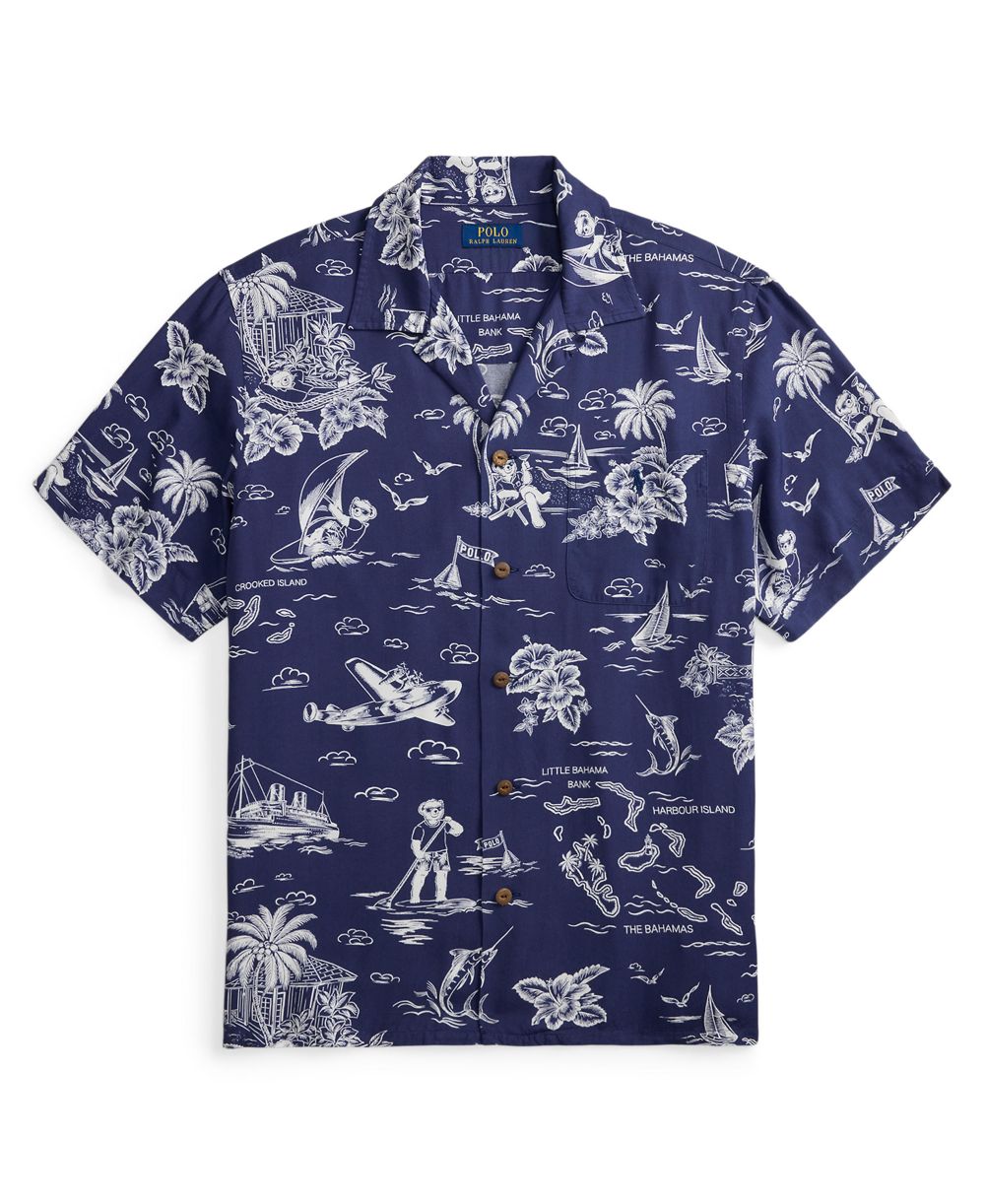 Classic Fit Polo Bear Camp Shirt