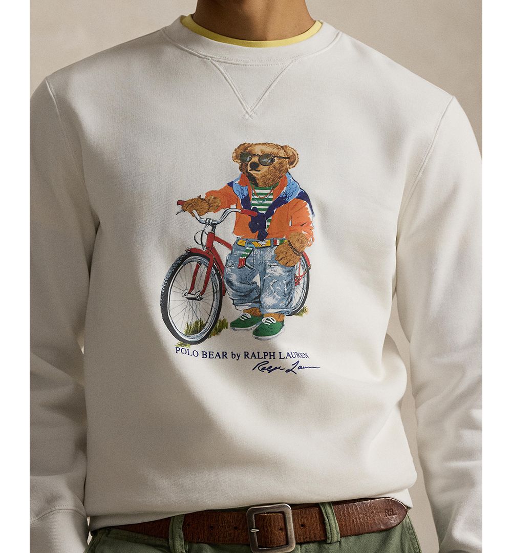 Men's Bears Print Crewneck Sweatshirt