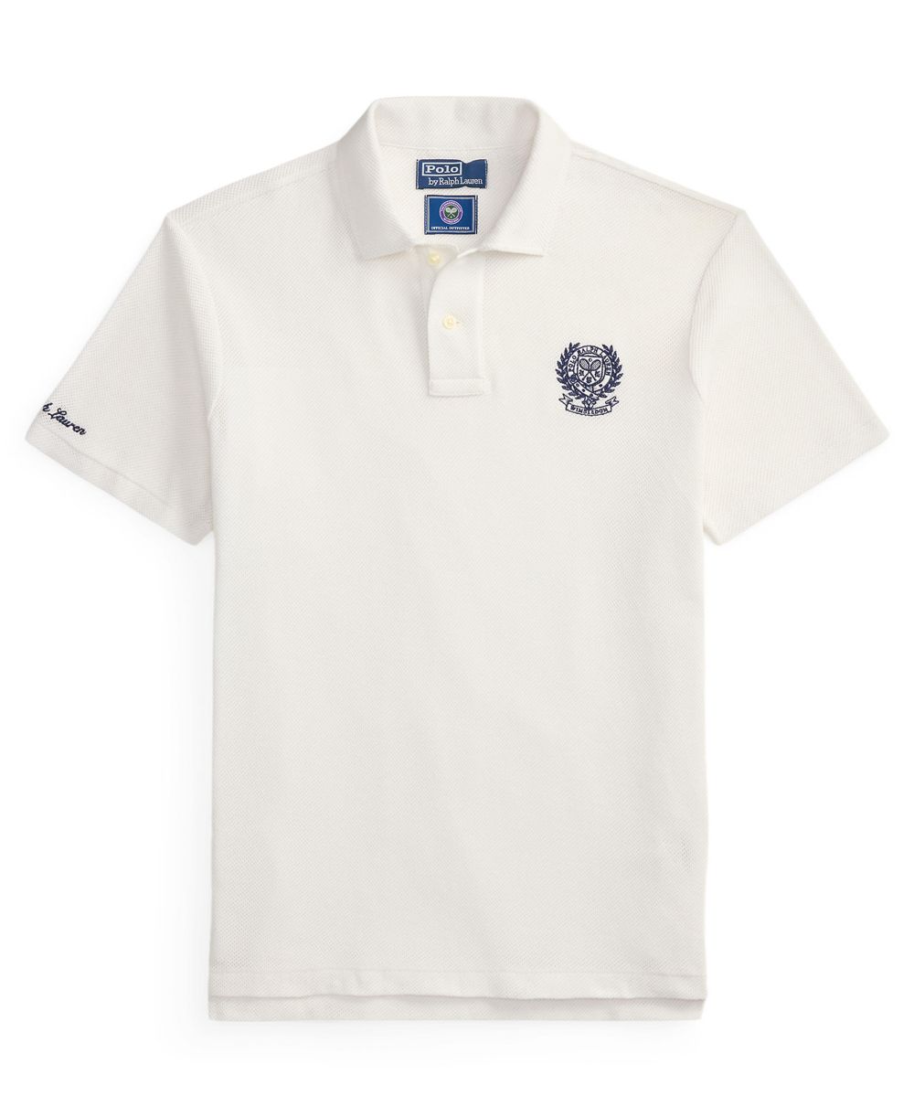 Men's Embroidered Wimbledon Collared Polo Shirt