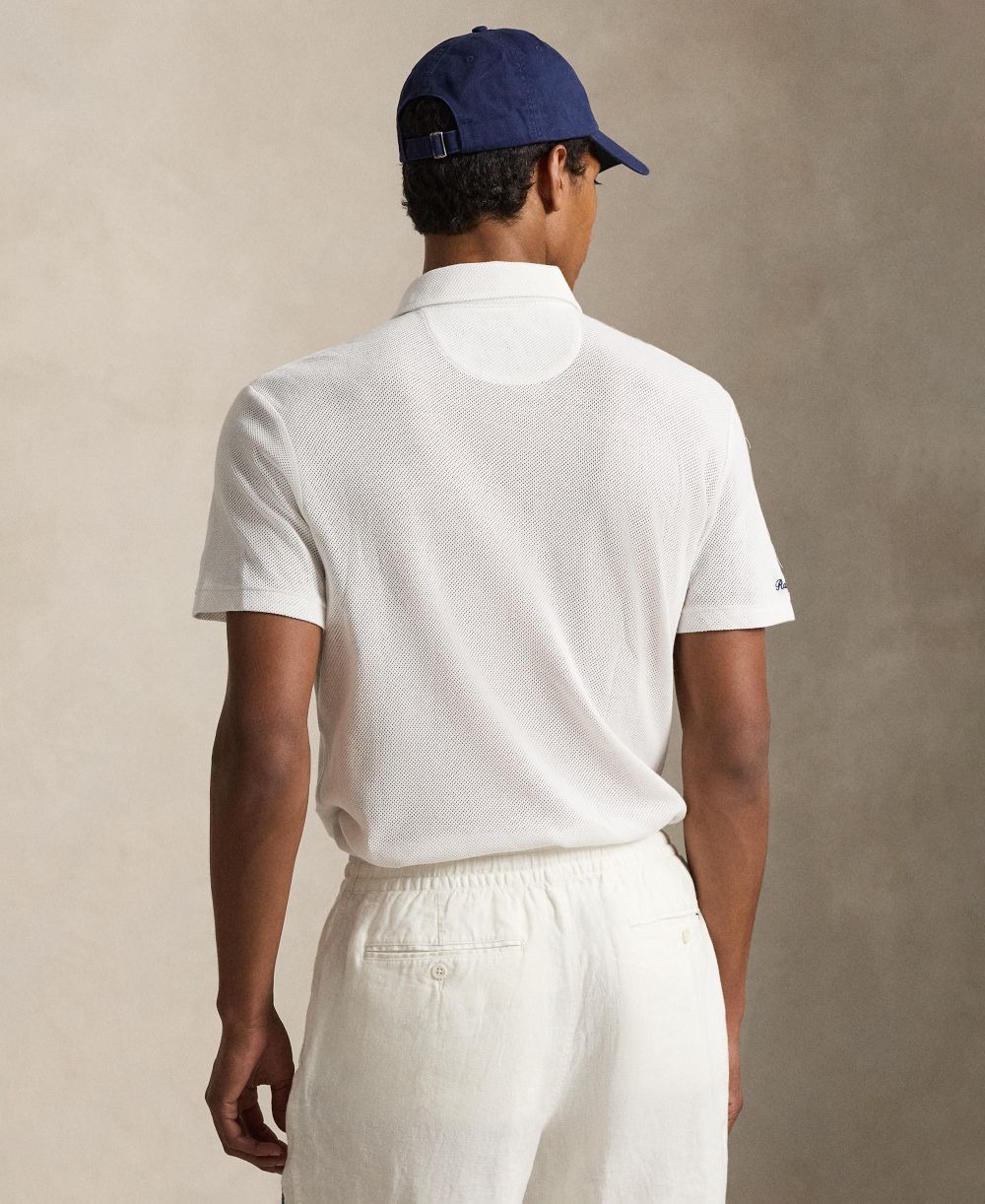 Men's Embroidered Wimbledon Collared Polo Shirt