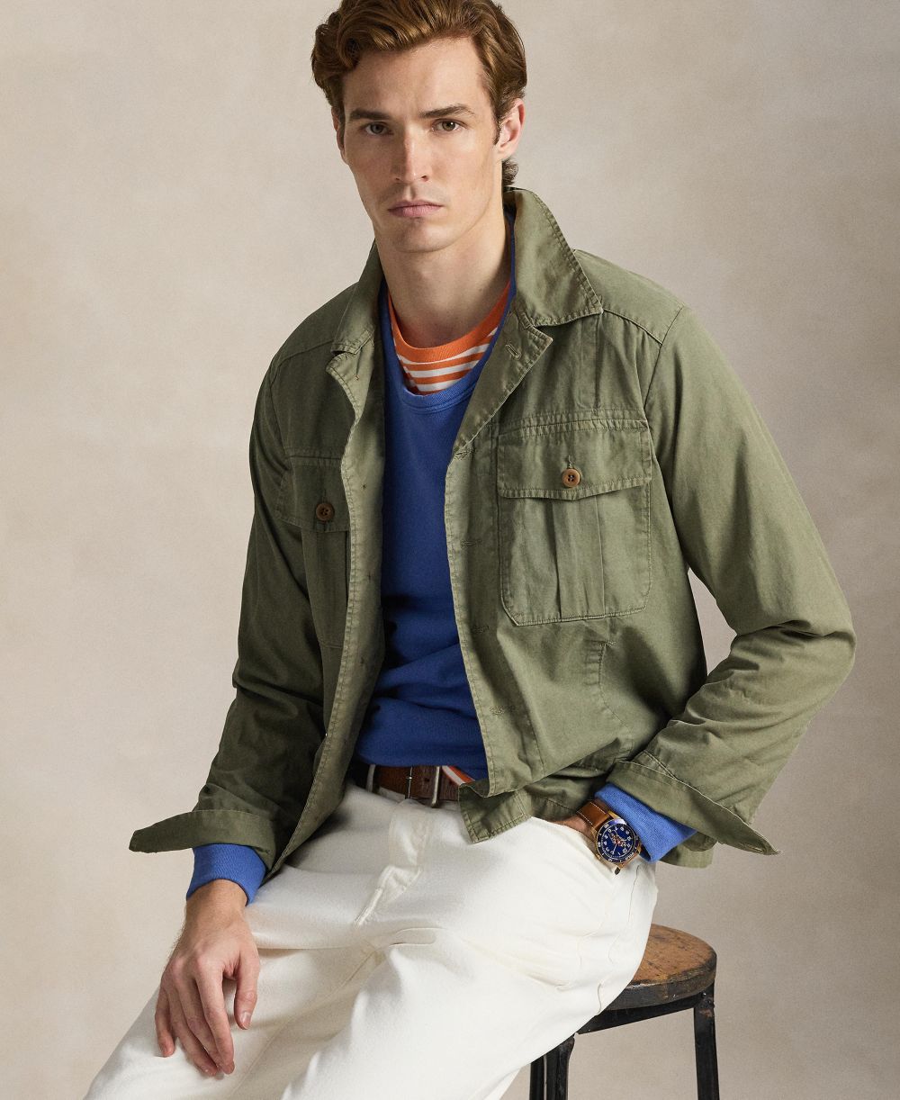 Men's Long-Sleeve Crewneck Sweatshirt
