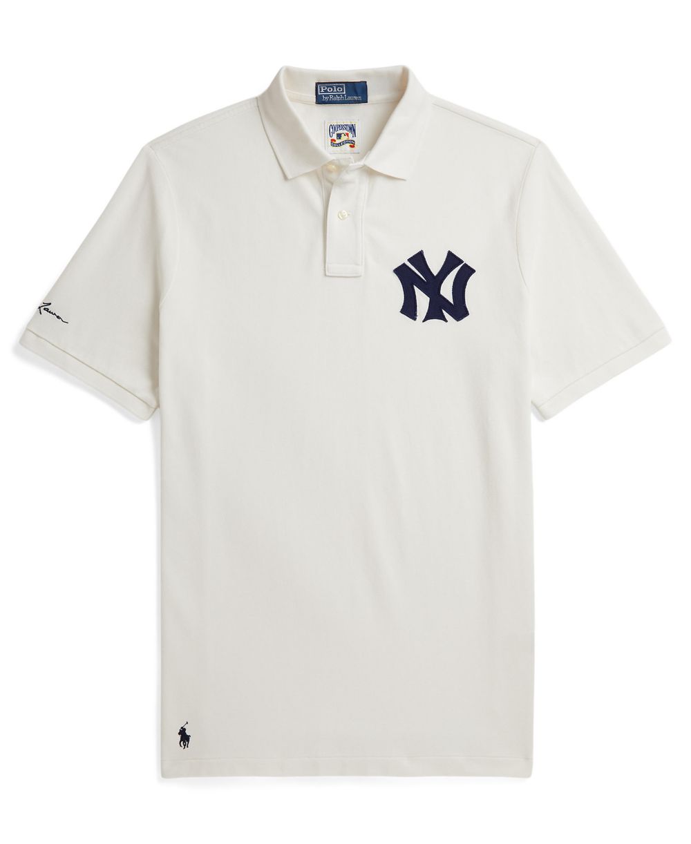Men's Yankees Logo Mesh Polo Shirt