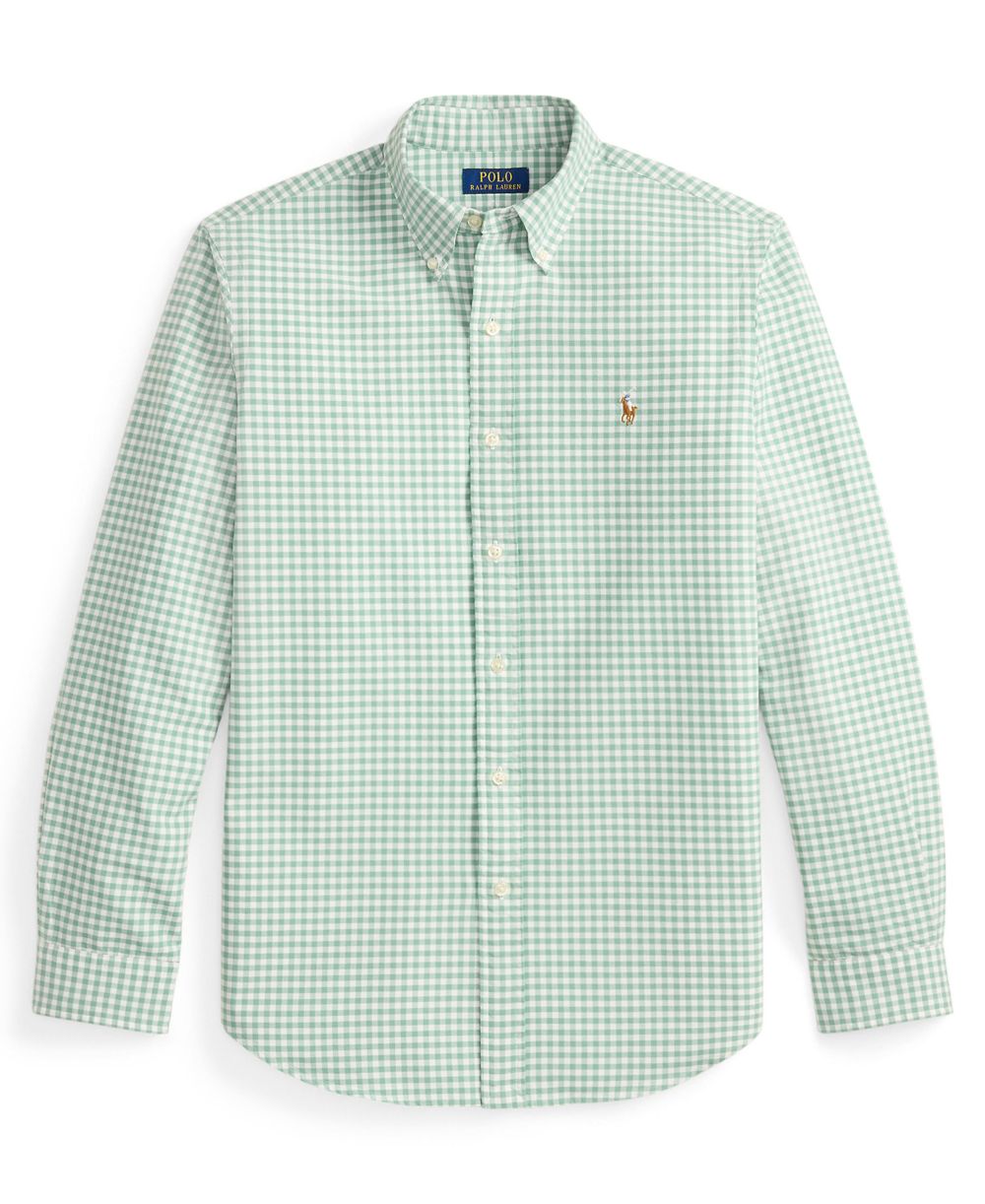 Men's Classic Fit Plaid Brushed Oxford Shirt