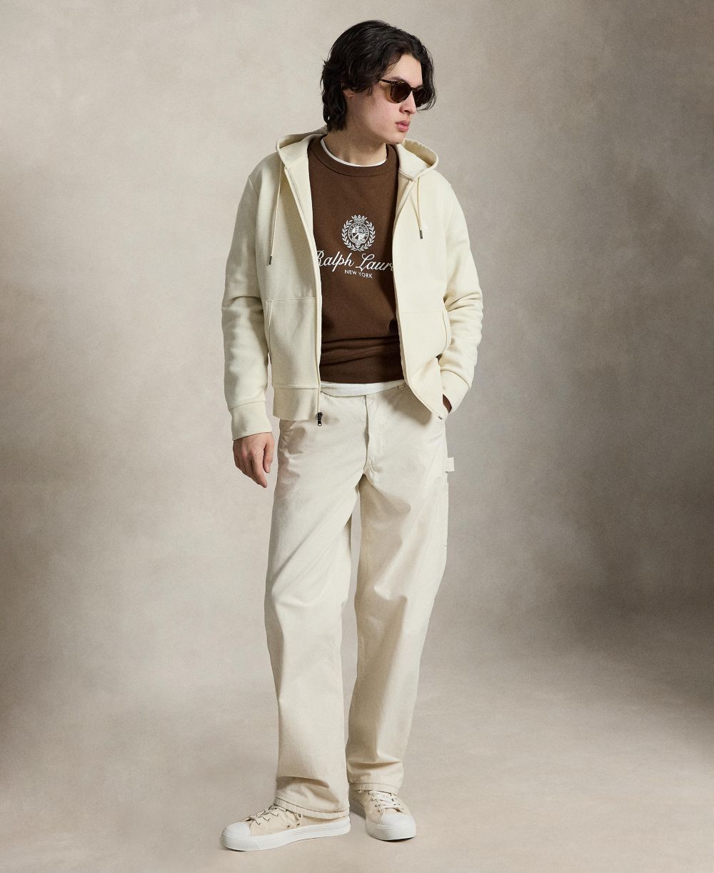 Men's Double-Knit Full-Zip Hoodie