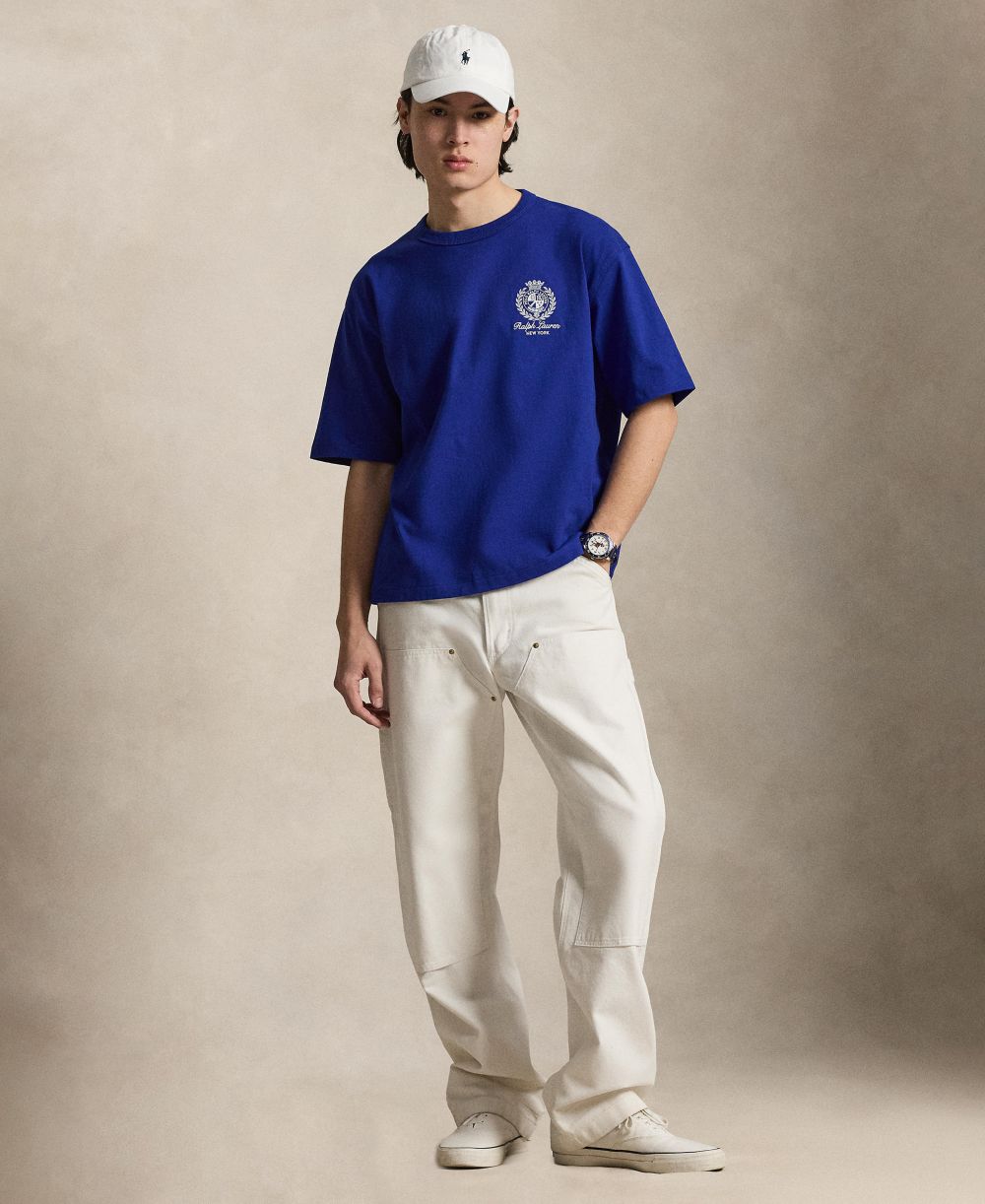 Men's Jersey Graphic Relaxed-Fit T-Shirt