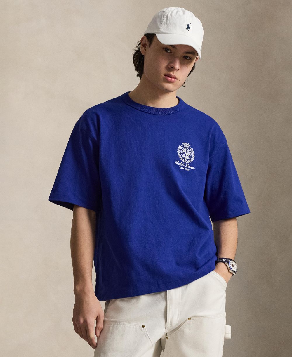 Men's Jersey Graphic Relaxed-Fit T-Shirt
